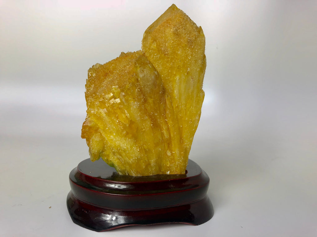 Natural Yellow Quartz Crystal 91