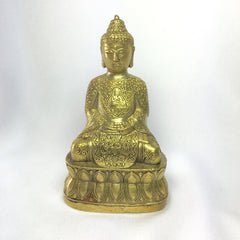 Antique Bronze Prosperity Buddha Statue