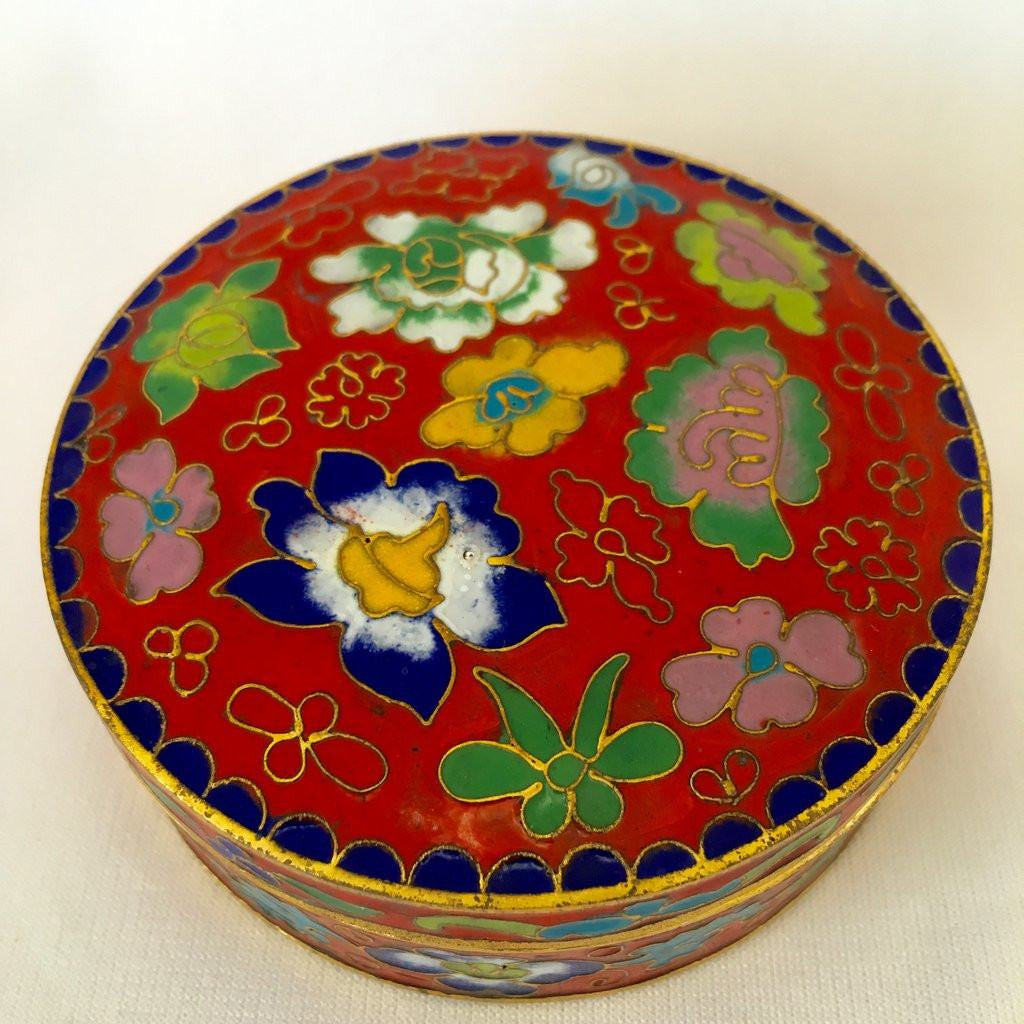 Red Enamel Feng Shui Jewelry Box