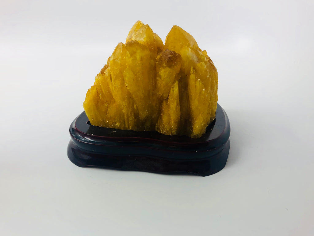 Natural Yellow Quartz Crystal 100