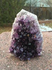 Amethyst Crystal Cluster, 4.5" x 3.5"