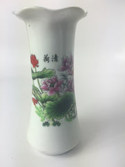 Fresh Lotus Flowers Chinese Porcelain Flower Vase