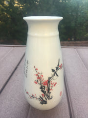 Cheerful Plum Blossoms With Magpies Chinese Porcelain Flower Vase