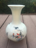 "Red Birds Are Singing and Flowers Are Fragrant" Chinese Porcelain Flower Vase