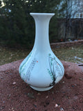 Chinese Porcelain Flower Vase The Flowers of the Four Seasons