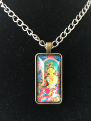 Feng Shui Jewelry Green Tara Pendant