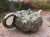 Antique Teapot with the God of Longevity Lao Shou Xing