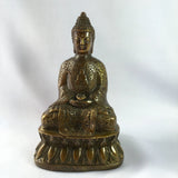 Antique Bronze Statue Serenity Buddha