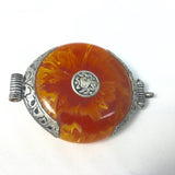 Antique Tibetan Amber Pendant