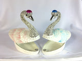Promise of Love Jewelry Storage Boxes with a Loving Pair of Swans