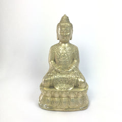 Antique Bronze Statue Calming Buddha