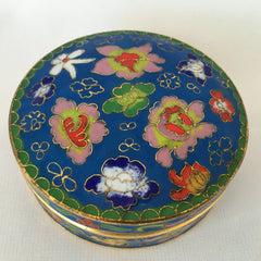 Sky Blue Enamel Feng Shui Jewelry Box