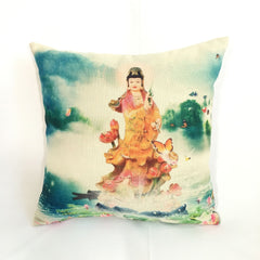 Quan Yin Feng Shui Decorative Pillow