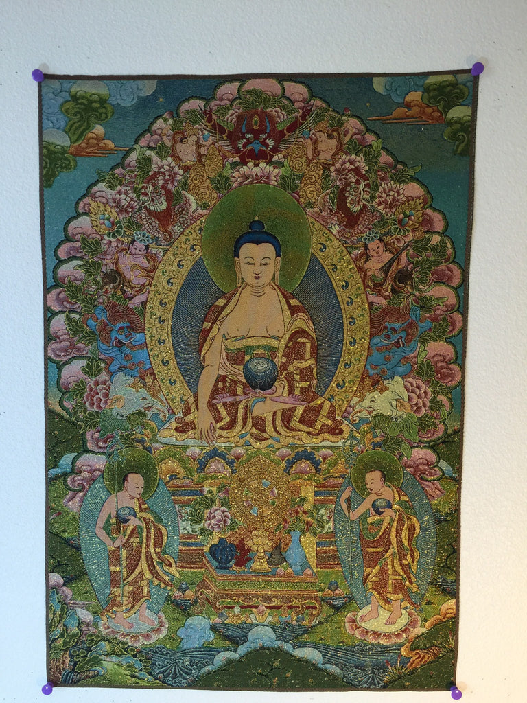 Shakyamuni Buddha with Shariputra and Maudgalyayana