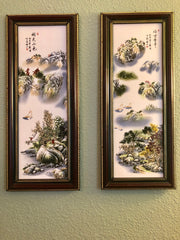 "Mountain Haven" Porcelain Wall Art Paintings